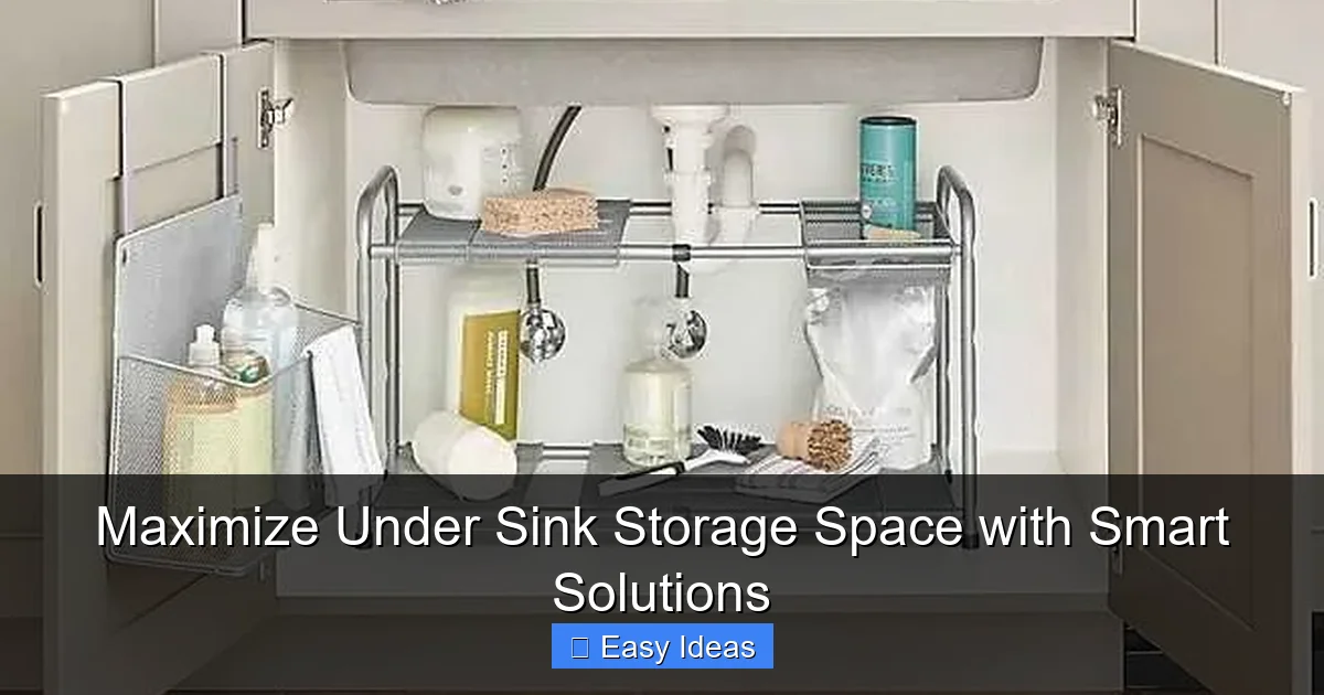 Maximize Under Sink Storage Space with Smart Solutions