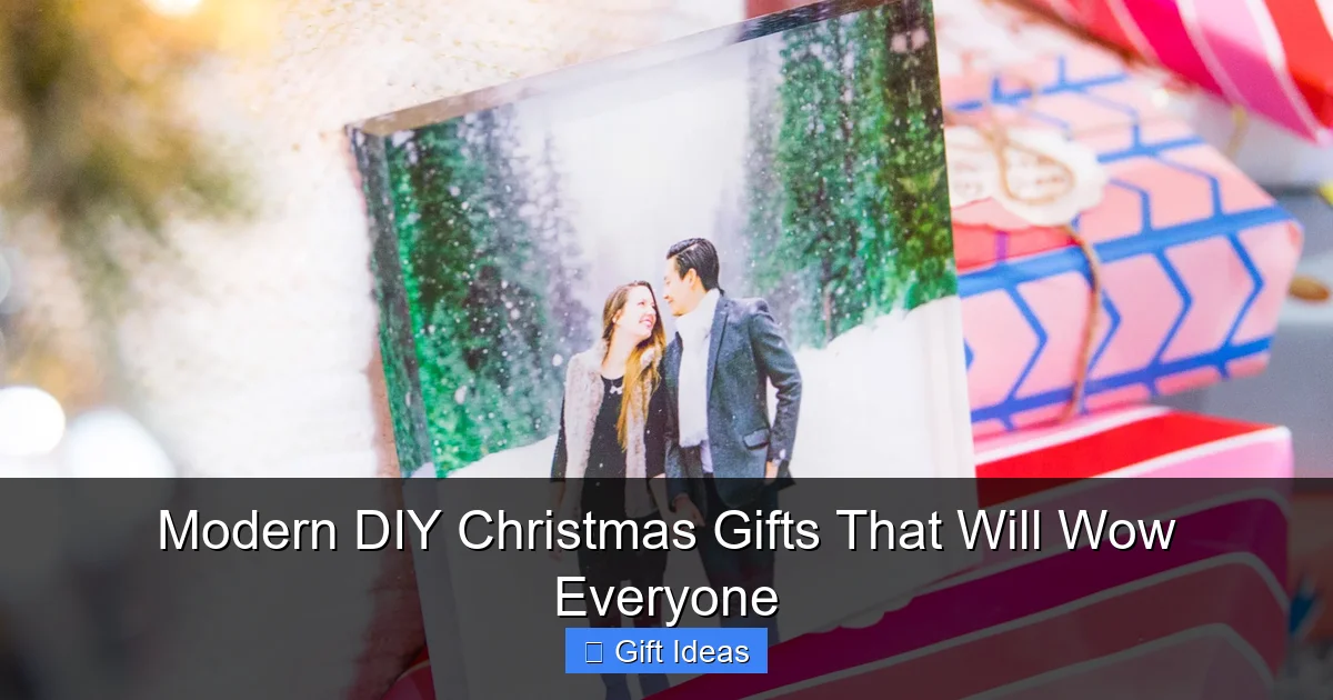 Modern DIY Christmas Gifts That Will Wow Everyone