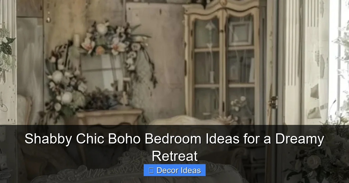 Shabby Chic Boho Bedroom Ideas for a Dreamy Retreat