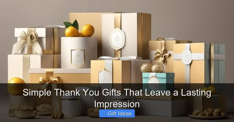 Simple Thank You Gifts That Leave a Lasting Impression