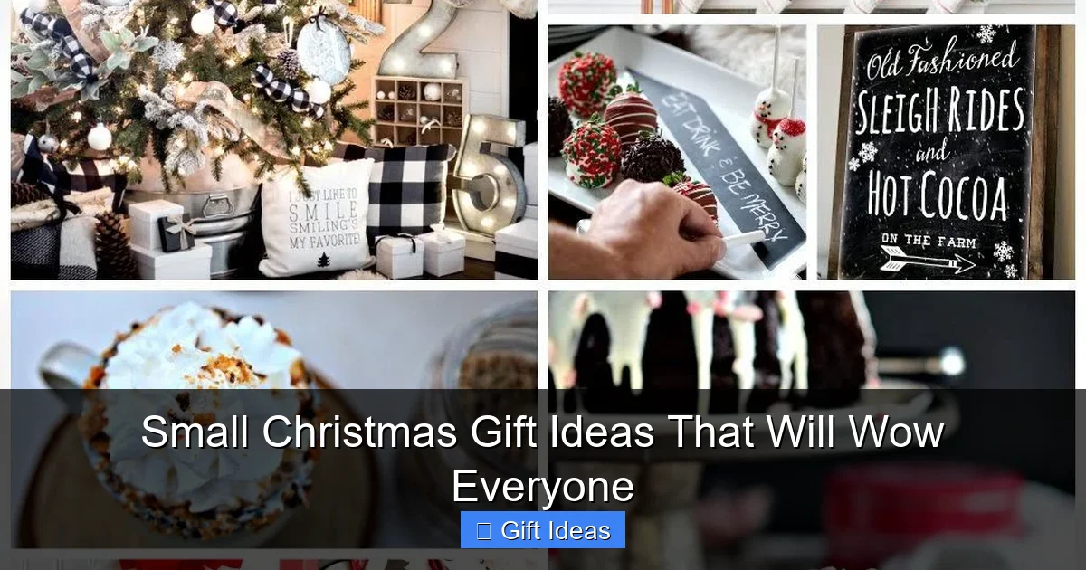 Small Christmas Gift Ideas That Will Wow Everyone