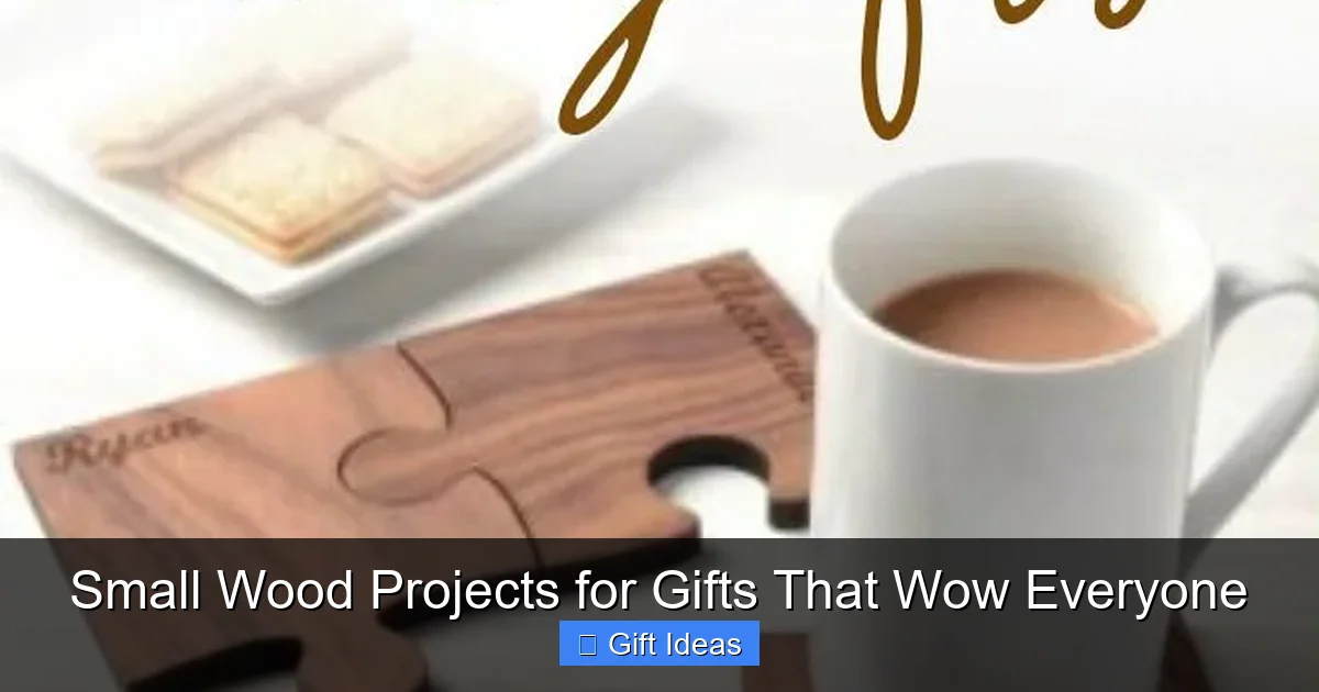 Small Wood Projects for Gifts That Wow Everyone