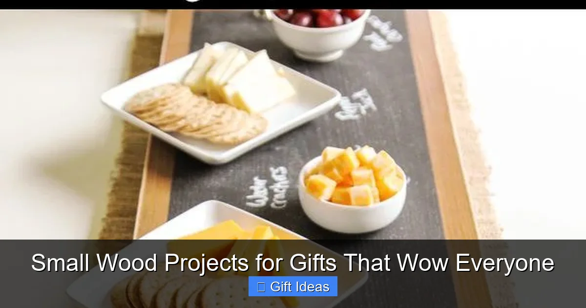 Small Wood Projects for Gifts That Wow Everyone