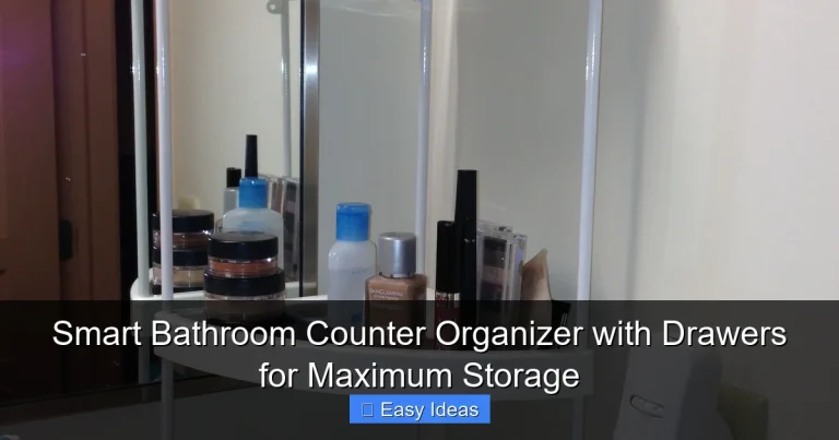 Smart Bathroom Counter Organizer with Drawers for Maximum Storage