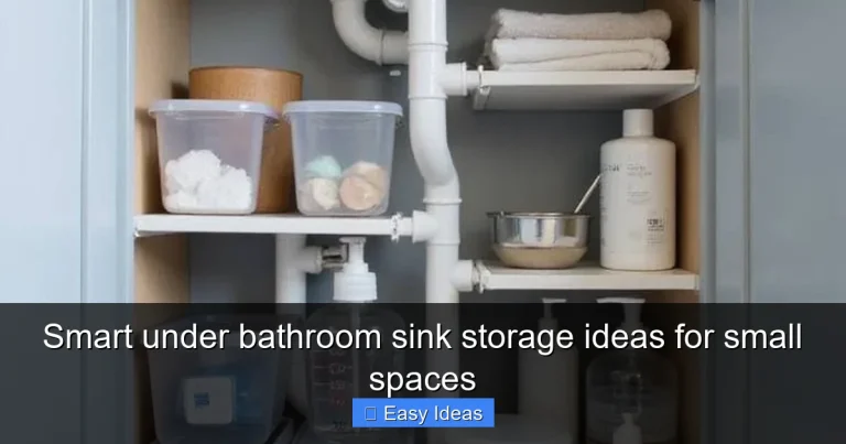 Smart under bathroom sink storage ideas for small spaces