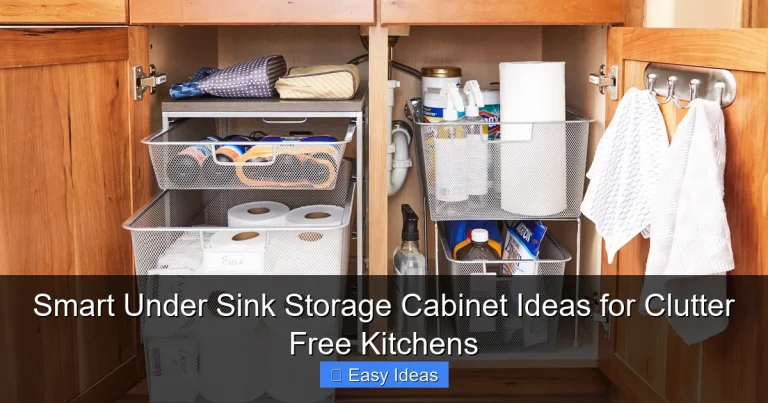 Smart Under Sink Storage Cabinet Ideas for Clutter Free Kitchens