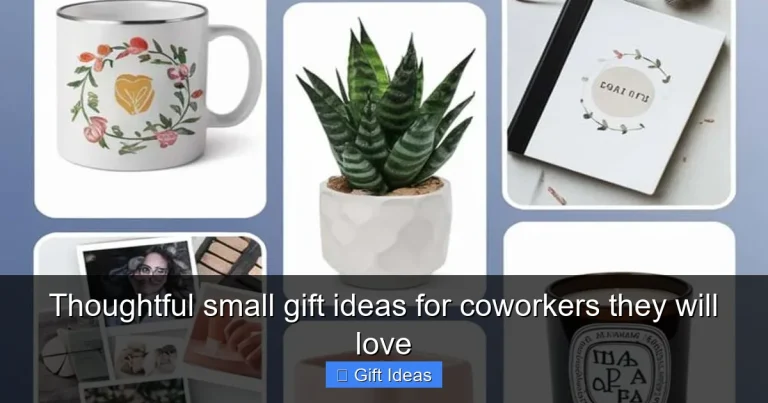Thoughtful small gift ideas for coworkers they will love