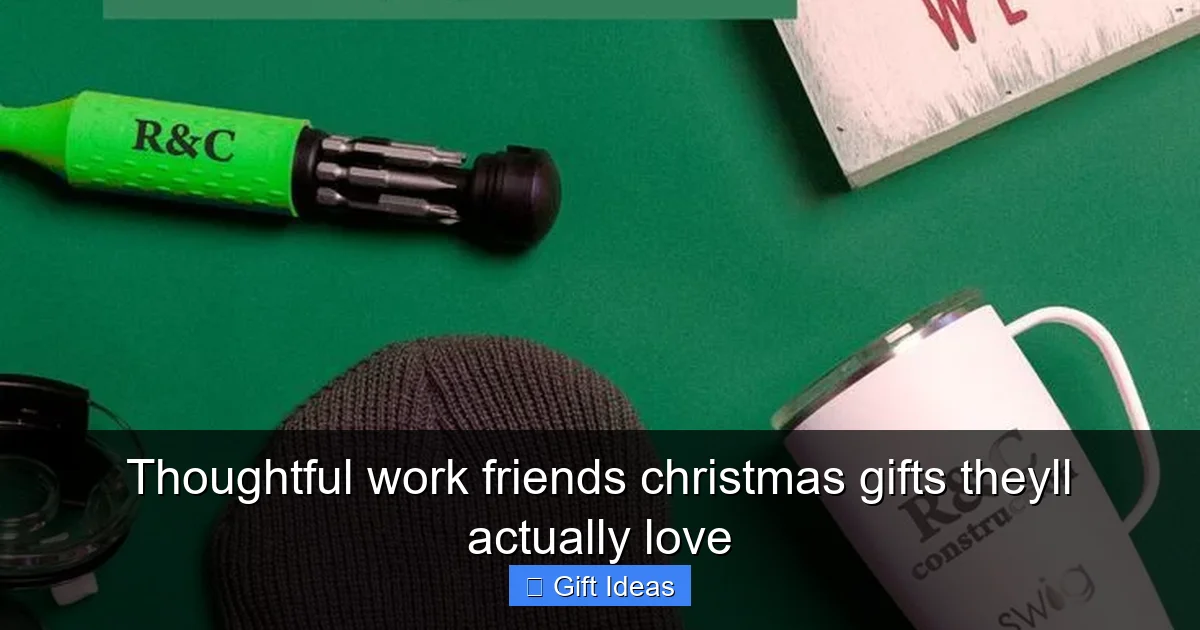 Thoughtful work friends christmas gifts theyll actually love