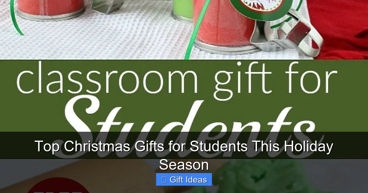 Top Christmas Gifts for Students This Holiday Season