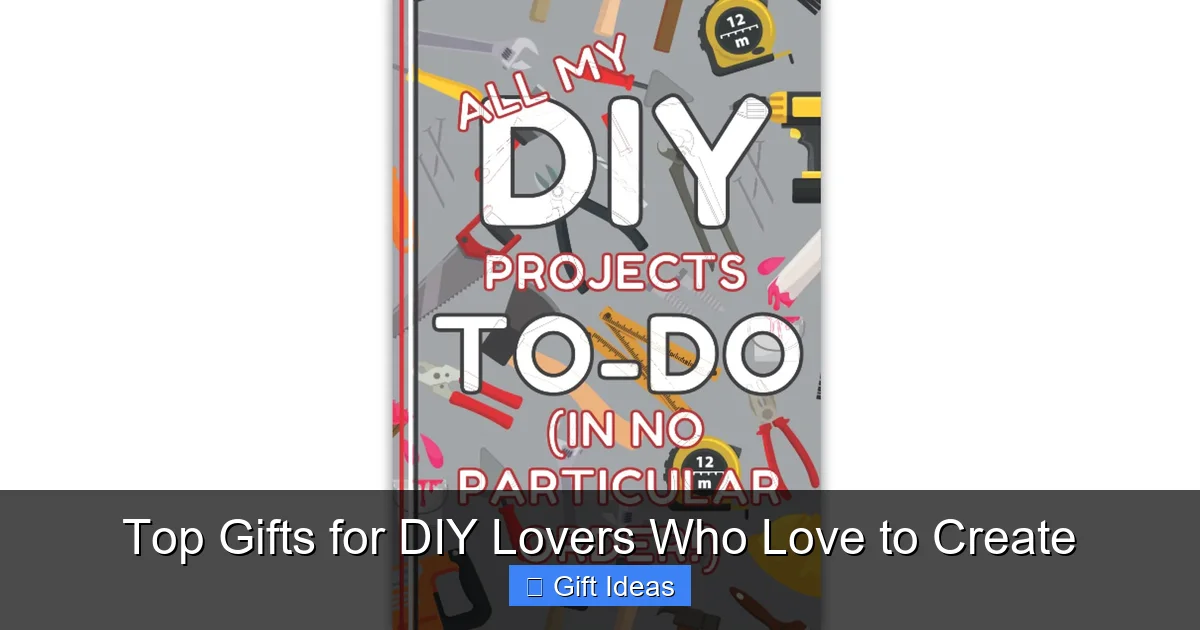 Top Gifts for DIY Lovers Who Love to Create