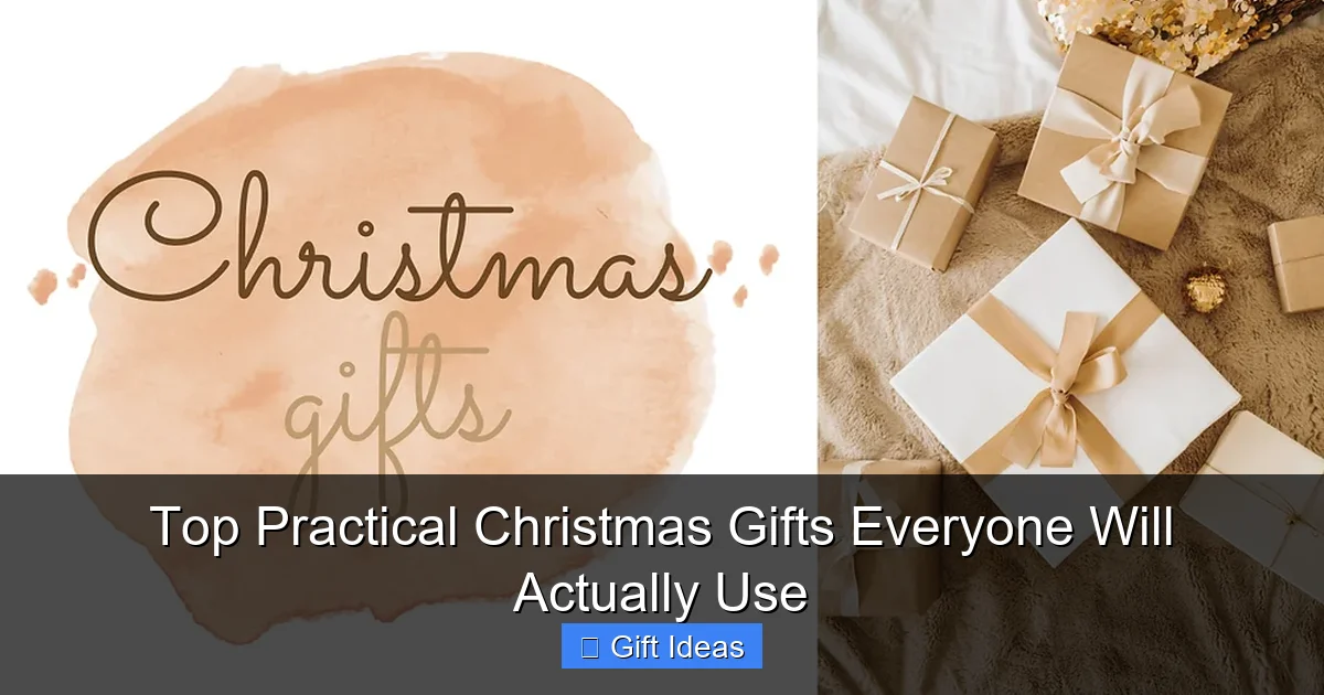 Top Practical Christmas Gifts Everyone Will Actually Use
