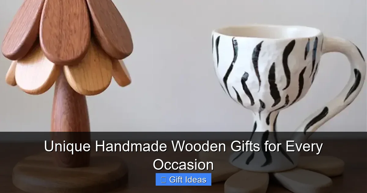 Unique Handmade Wooden Gifts for Every Occasion