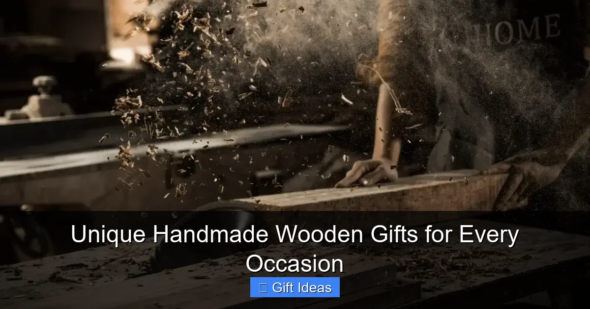 Unique Handmade Wooden Gifts for Every Occasion