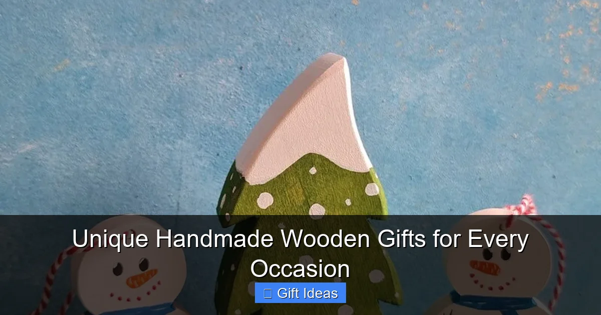 Unique Handmade Wooden Gifts for Every Occasion