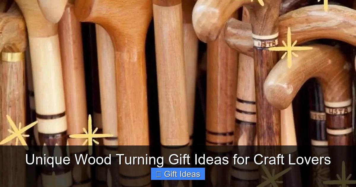 Unique Wood Turning Gift Ideas for Craft Lovers