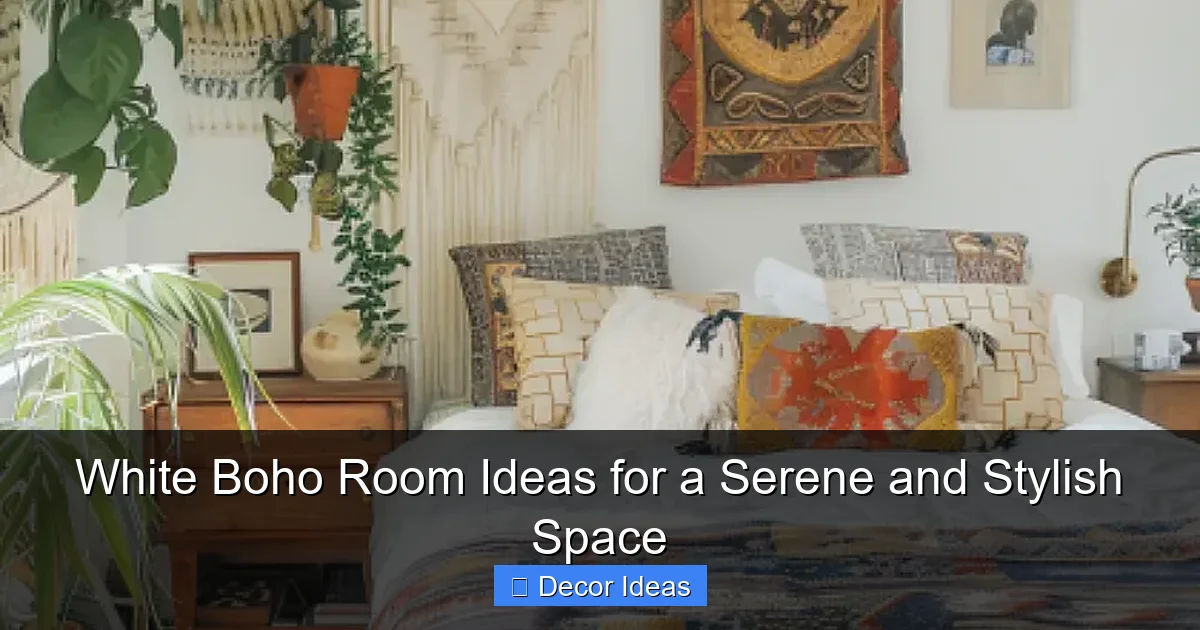 White Boho Room Ideas for a Serene and Stylish Space