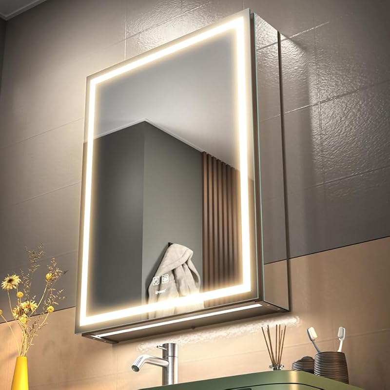 Aluminum LED Medicine Cabinet