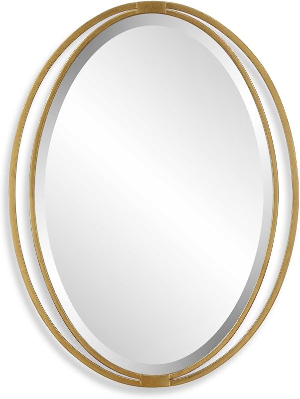 Uttermost Rhodes Oval Wall Mirror, 31.88
