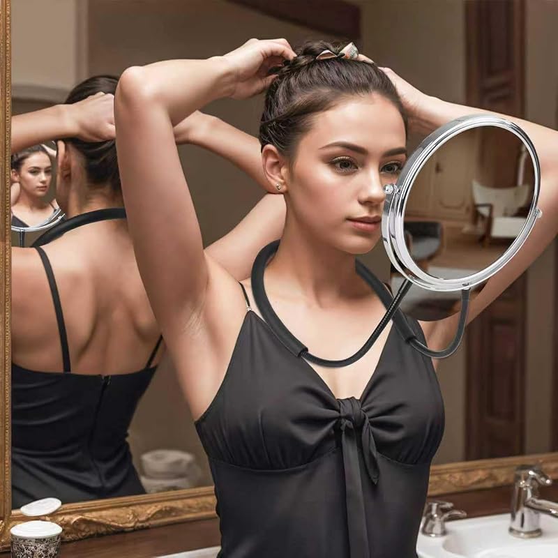 Large Hands-Free Double Sided Neck Mirror