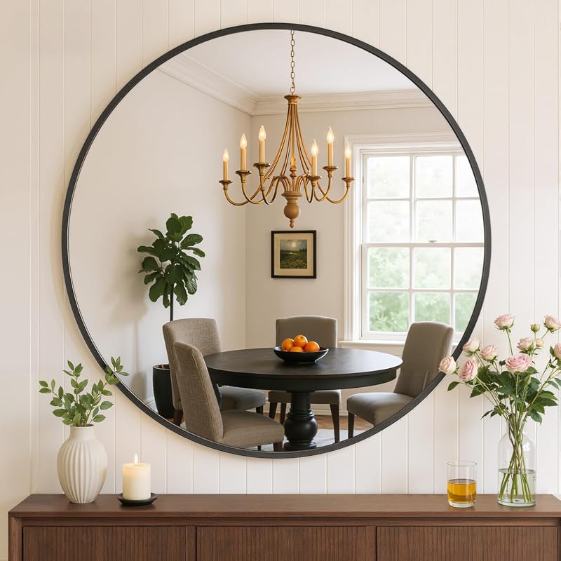 24 Inch Round Wall Mirror