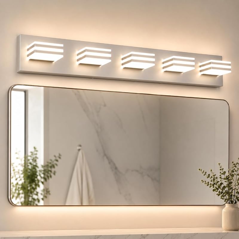 Yumecrelect 5-Light LED Vanity Fixture