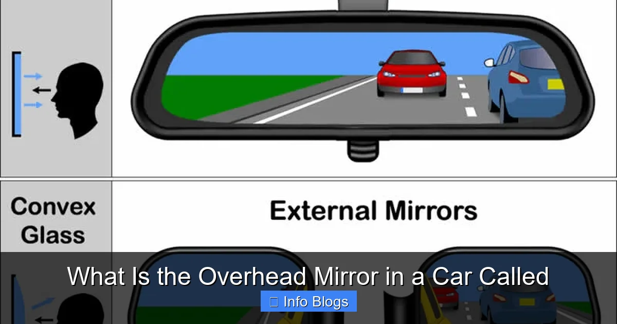 What Is the Overhead Mirror in a Car Called