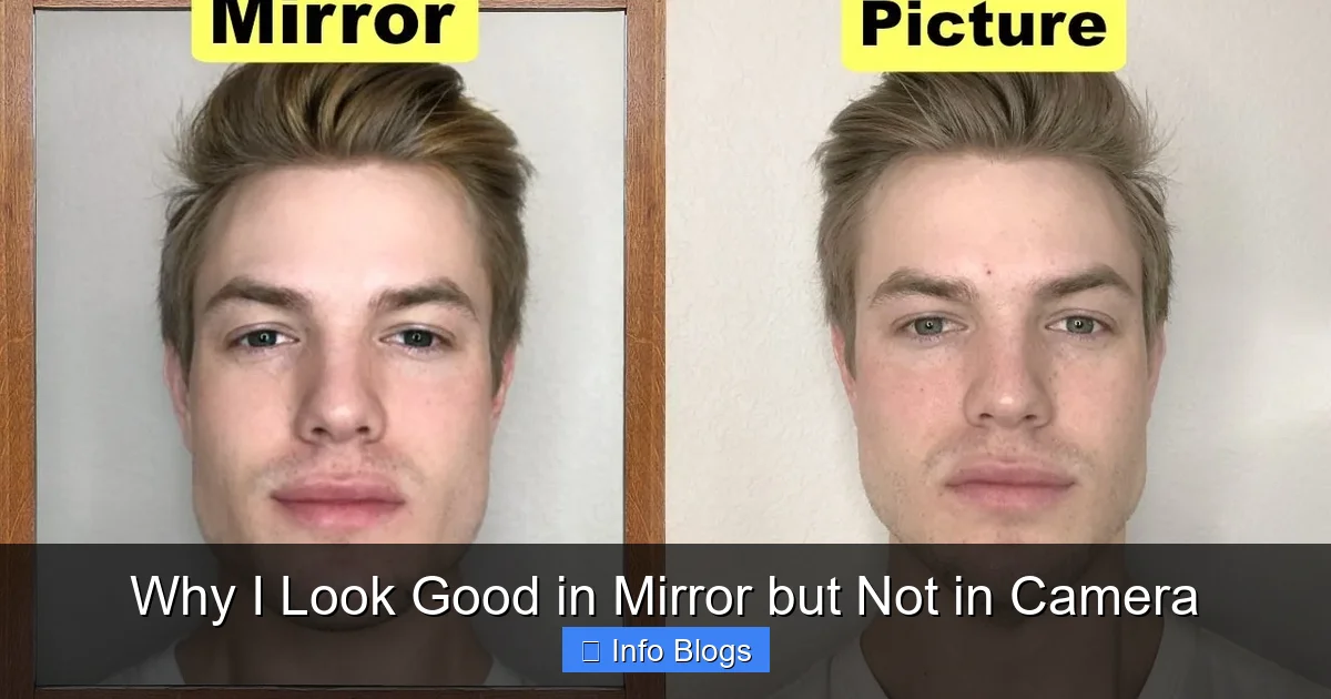 Why I Look Good in Mirror but Not in Camera