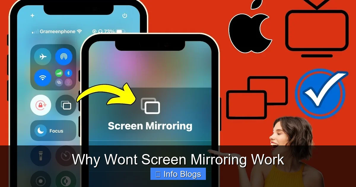 Why Wont Screen Mirroring Work